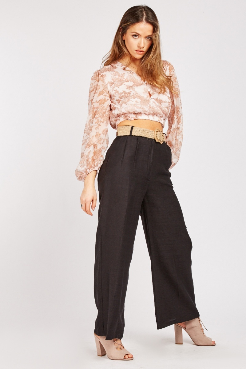 orange belted trousers