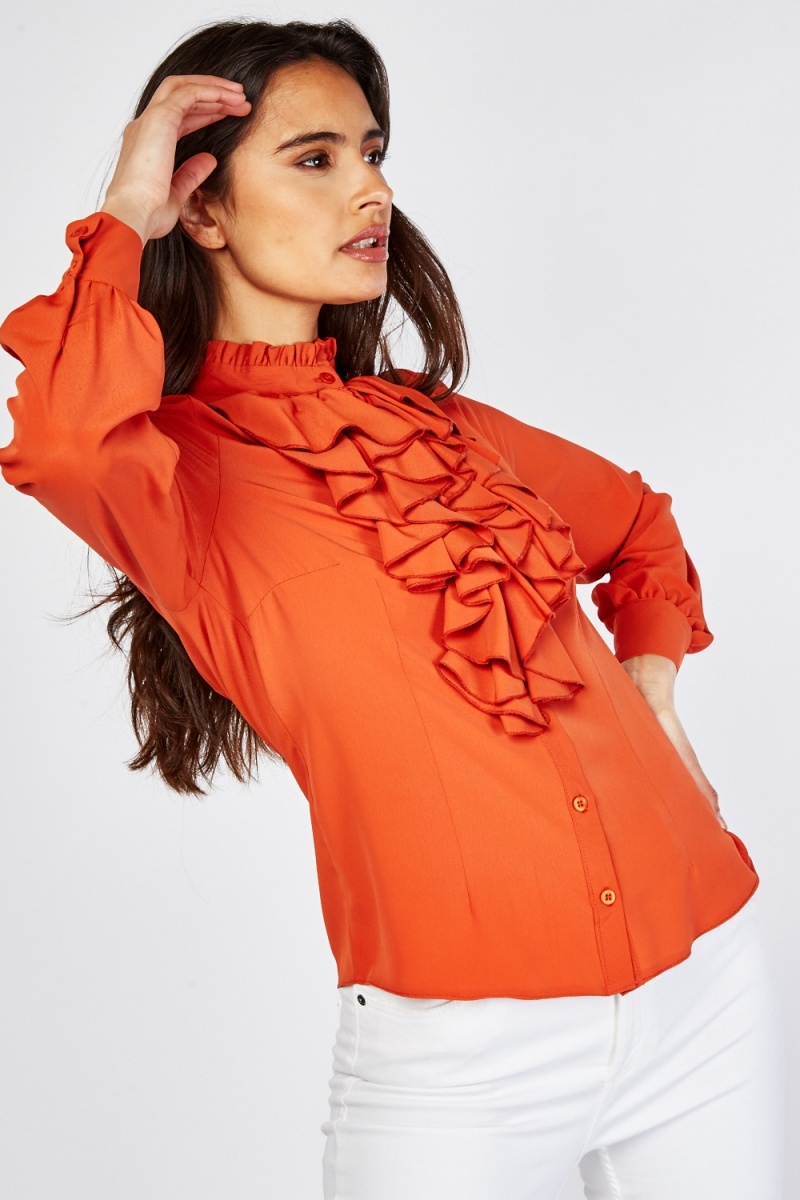 jabot blouse