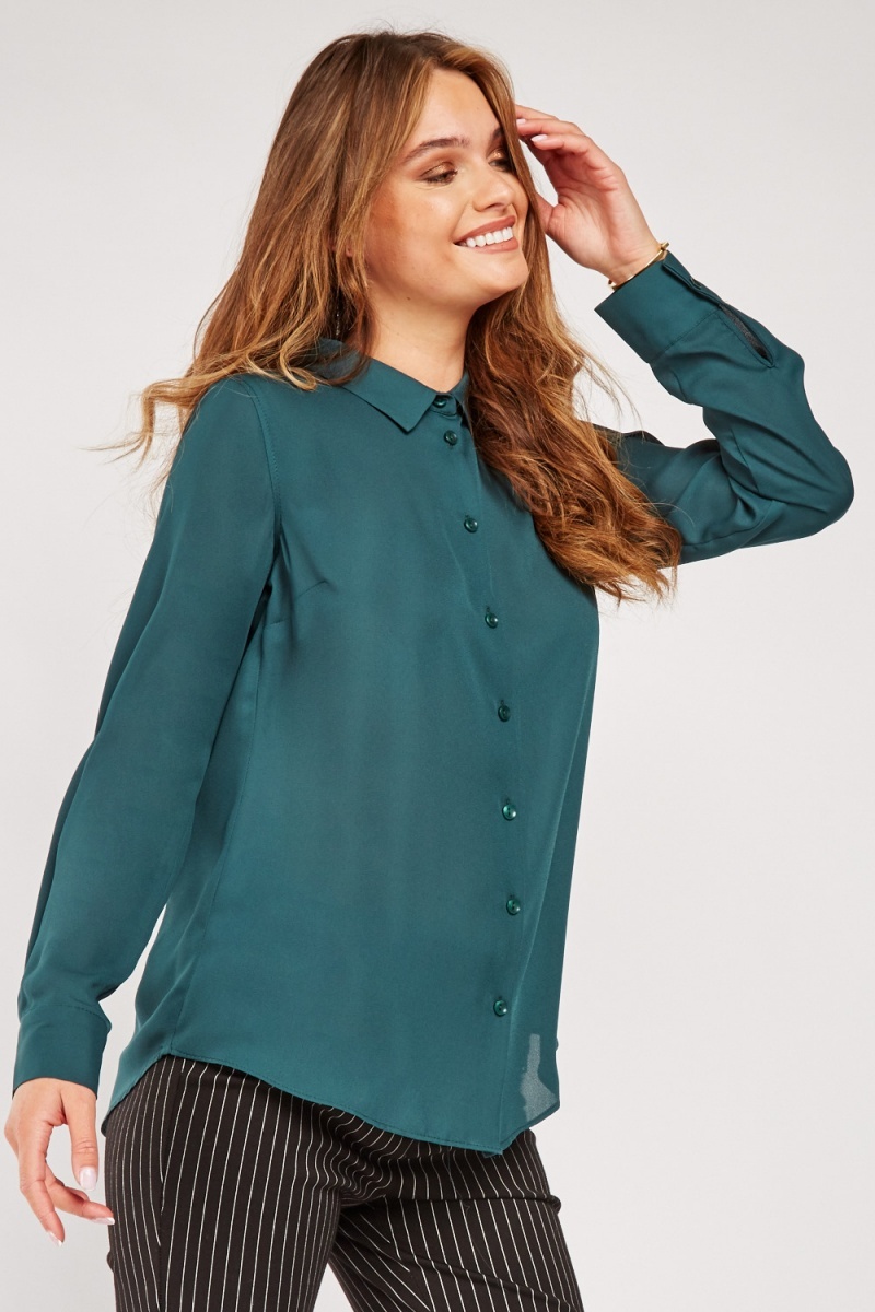 forest green shirt women's