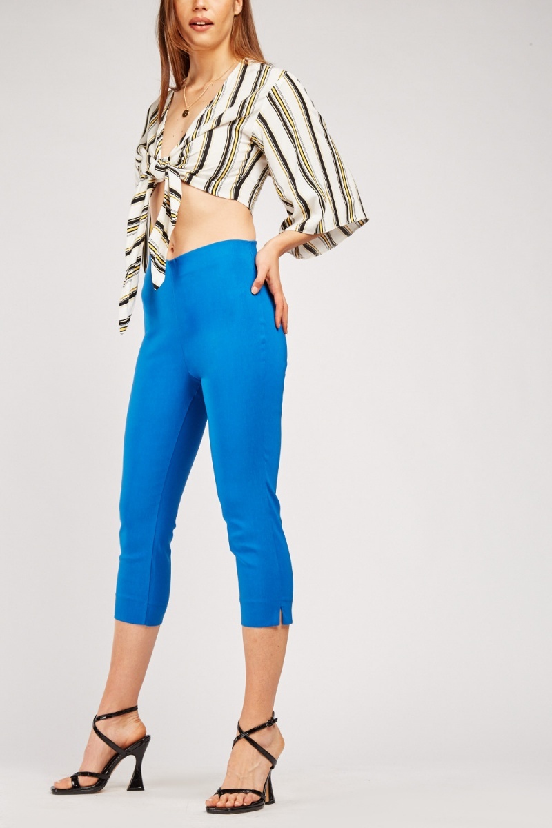 royal blue trousers womens