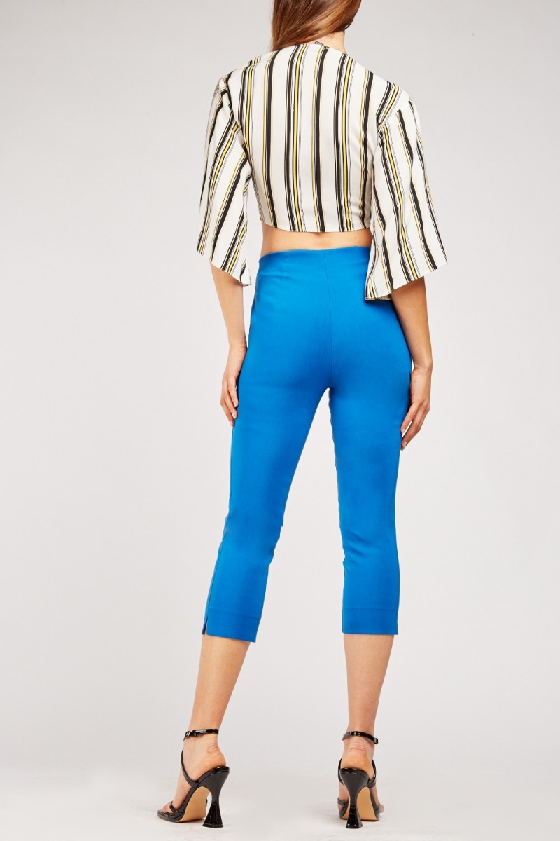 royal blue trousers womens