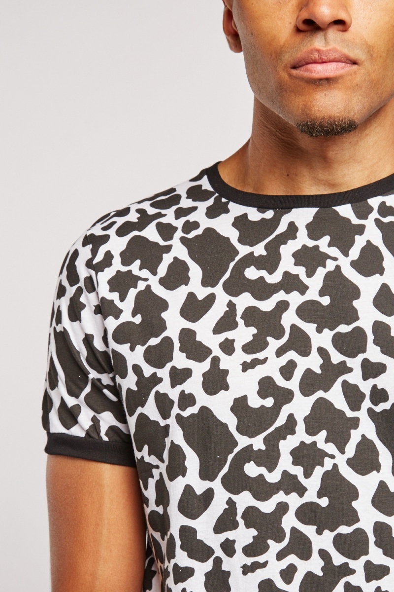 cow print t shirts