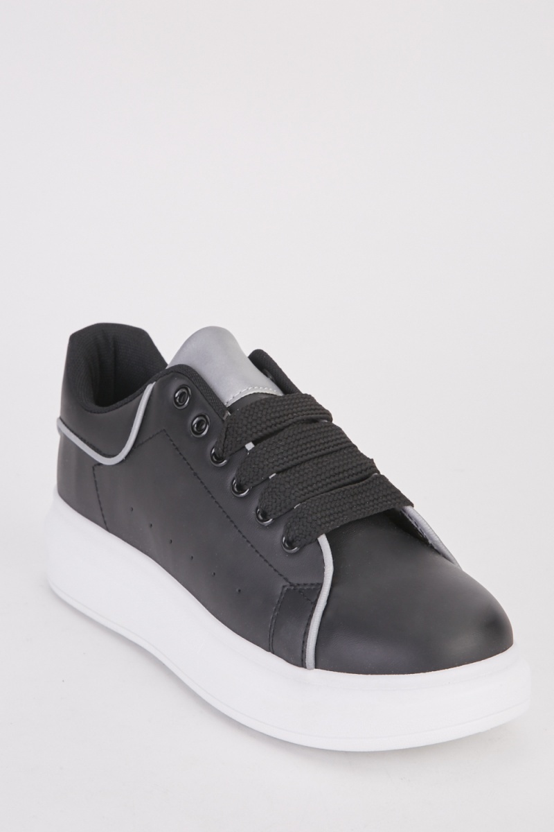 Reflective Mens Low Top Trainers - Just $6