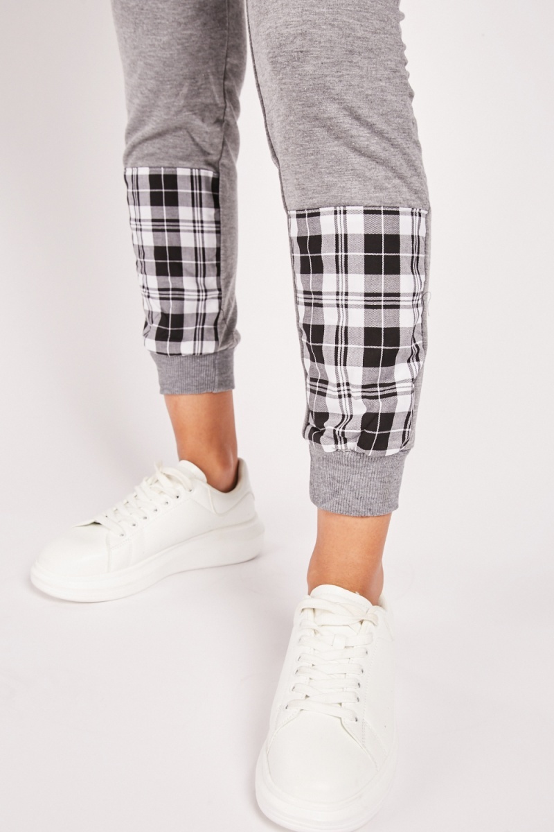 checkered joggers