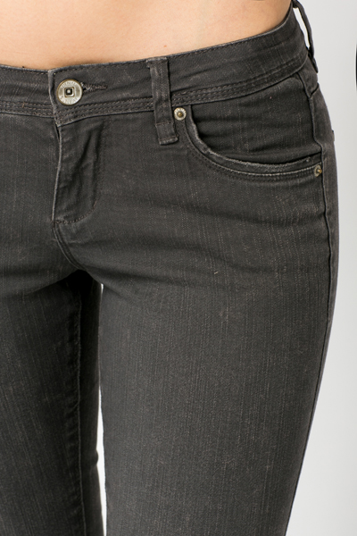 Stud Pockets Denim Trousers - Just $7