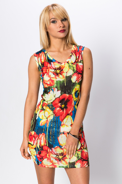 Bright Floral Dress - Just $7
