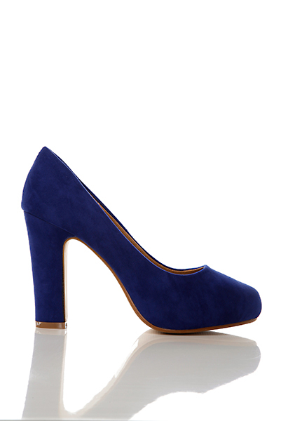 thick heel court shoes