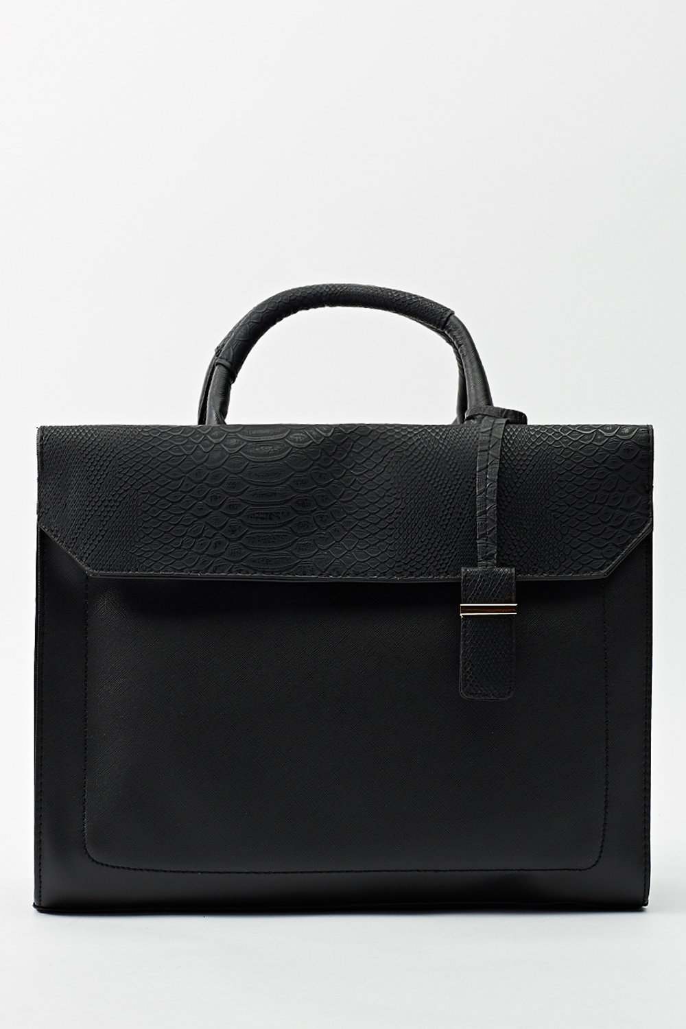 Textured Panel Front Shopper Bag - Just $7