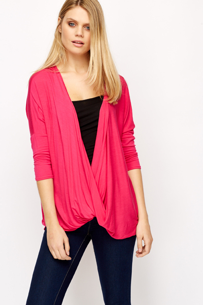 Low Cut Wrap Front Top - Just £5