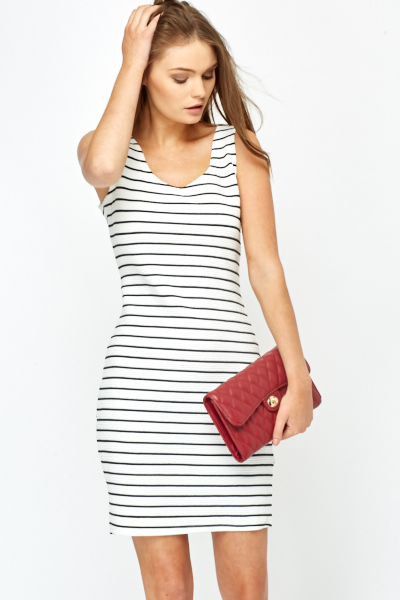 Where to buy striped bodycon dresses