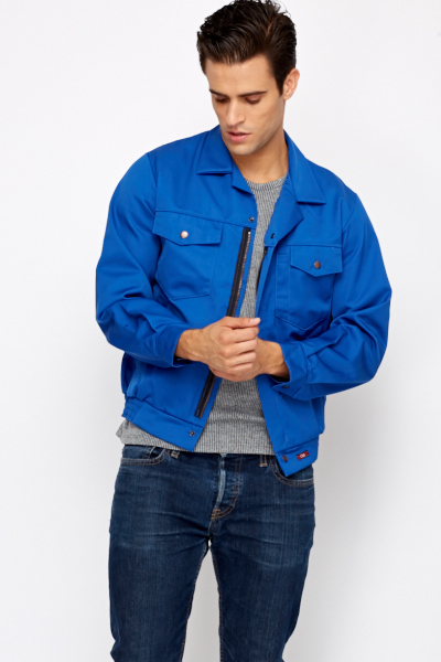 Mens Royal Blue Hardwear Jacket - Just $7