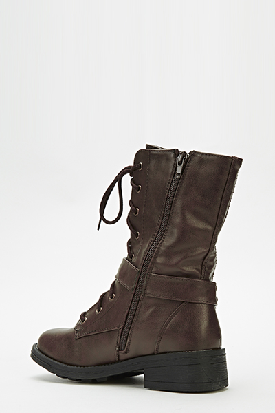 zip biker boots