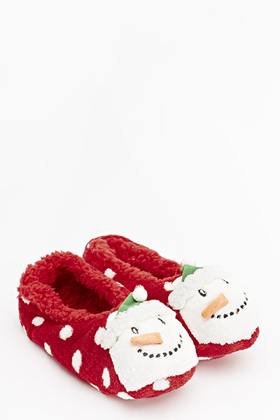 childrens christmas slippers
