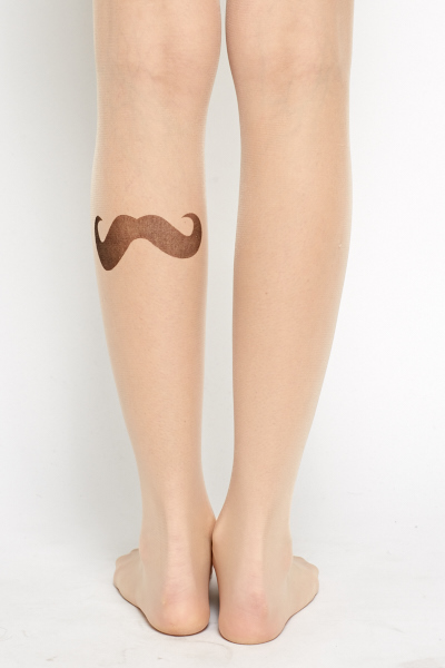Image of Moustache Tattoo Tights
