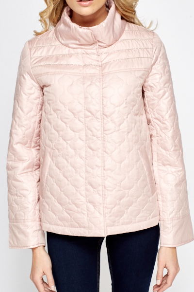 Light Pink Quilted Jacket - Just $7