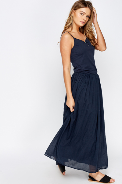 Casual Flared Maxi Dress - Just £5