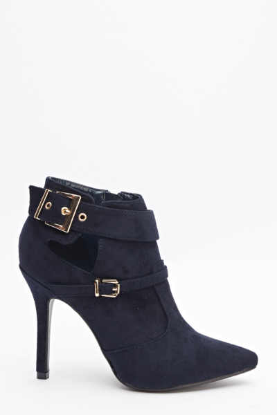 Suedette High Ankle Boots - Just $6