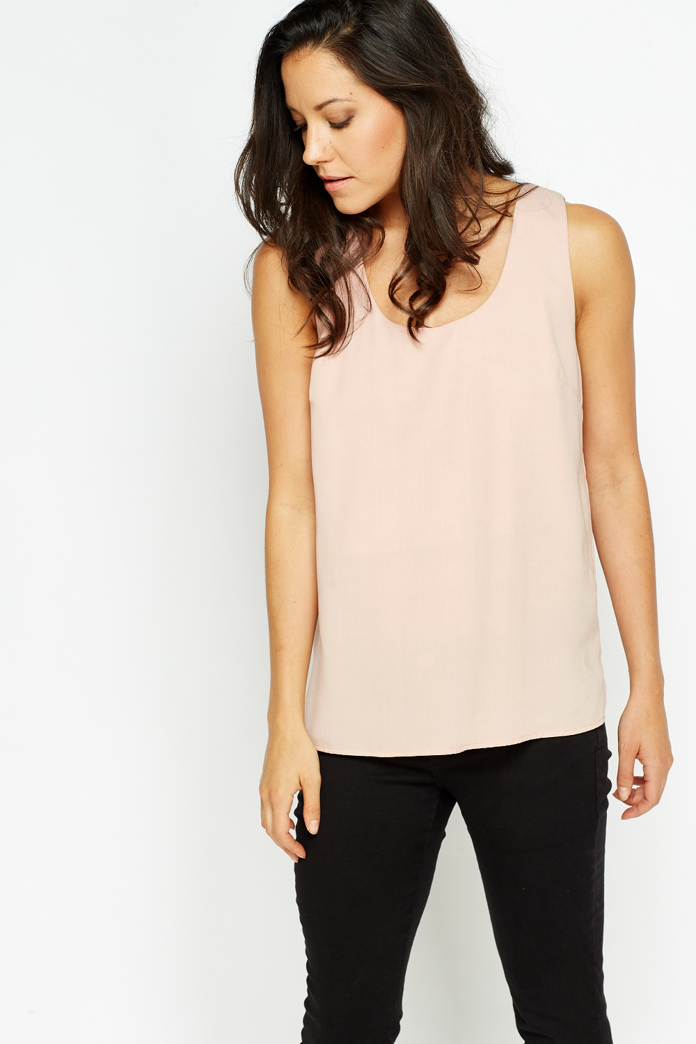 Entrusted Cut Out Back Top - Just $7