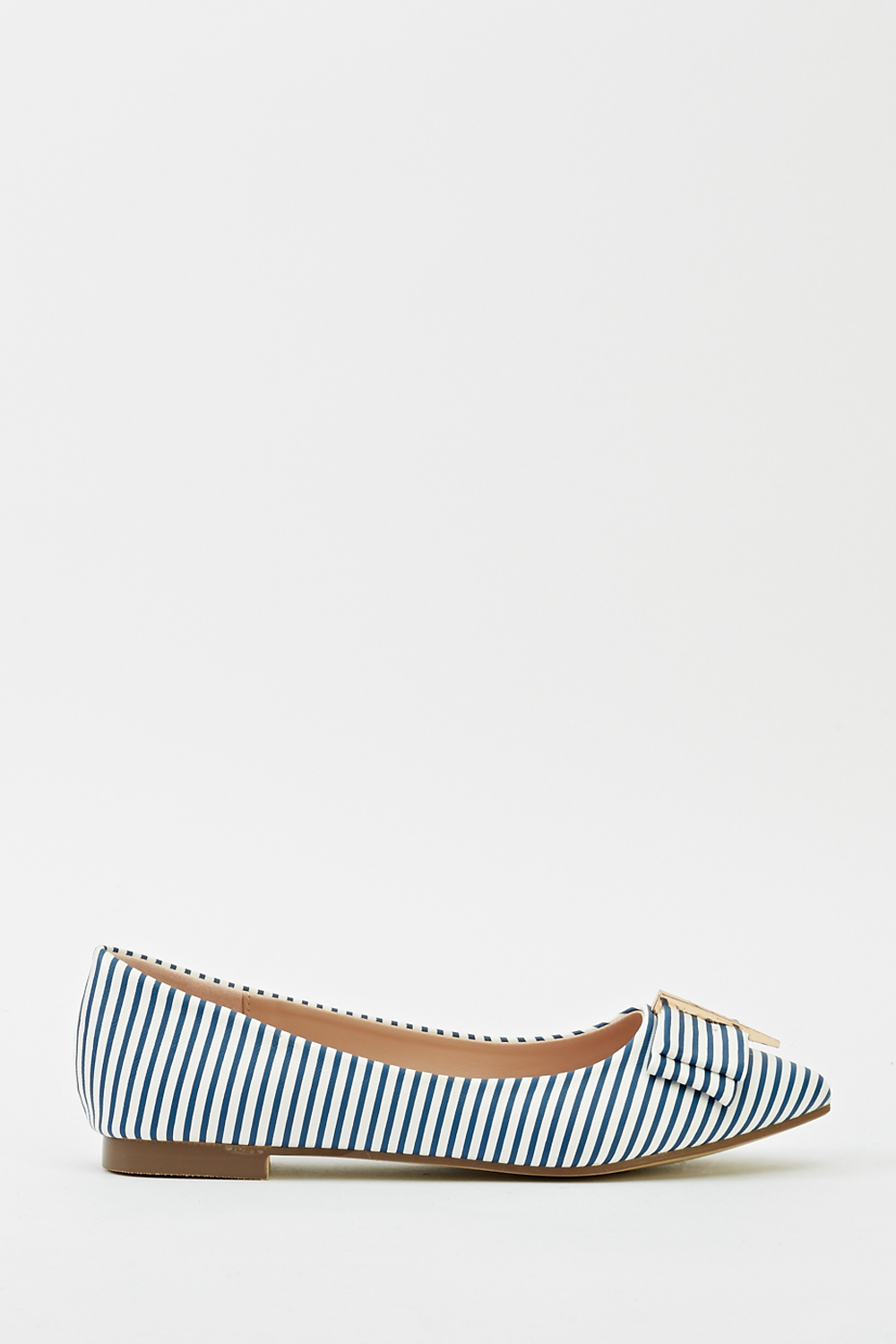 Striped Court Bow Flats - Just $6