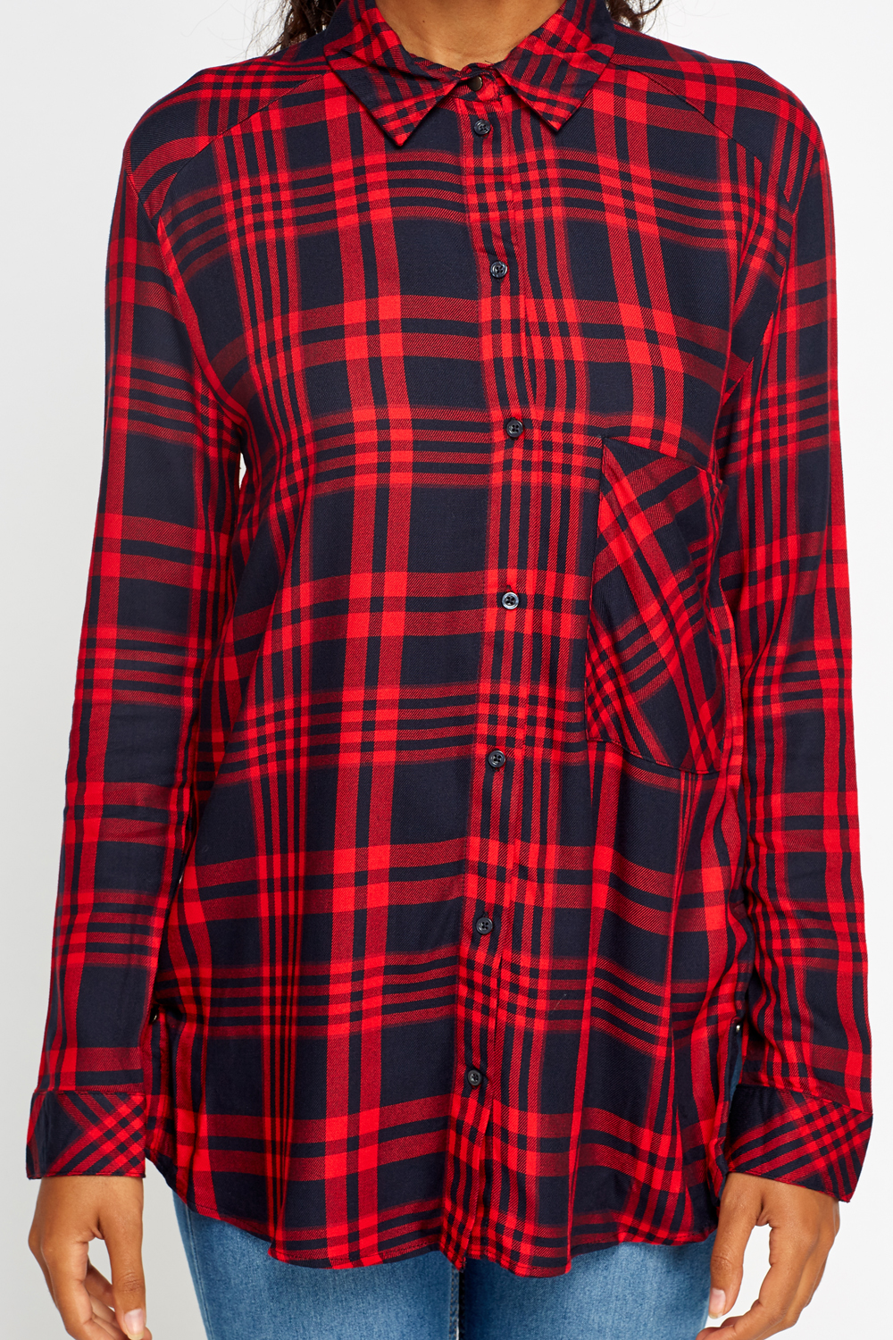 tartan shirts womens