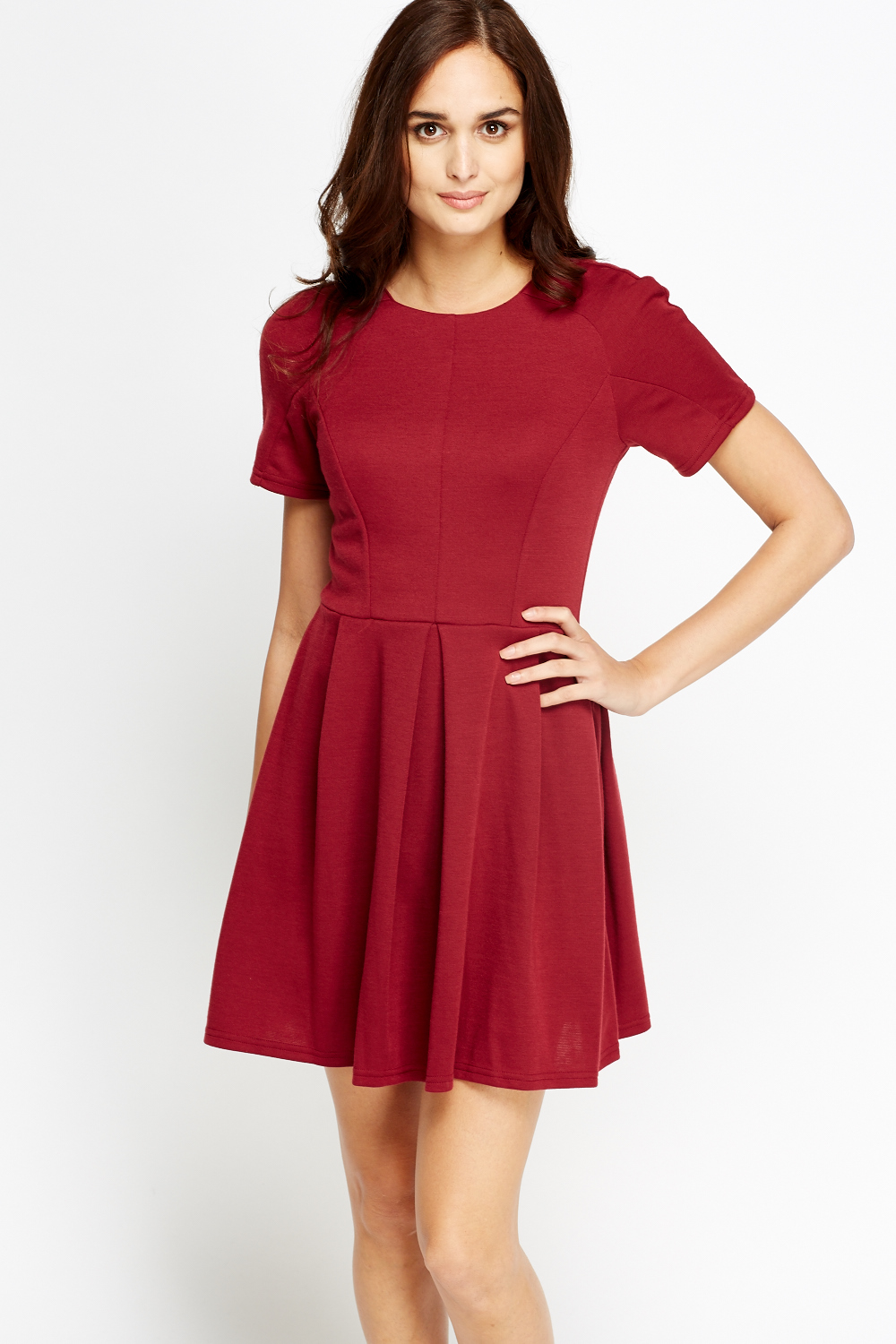  Short Sleeve Skater Dress  Just 7