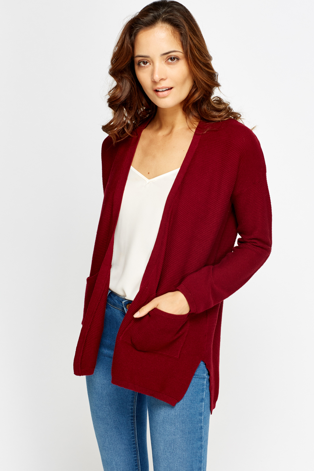 Open Front Cotton Cardigan - Just $6