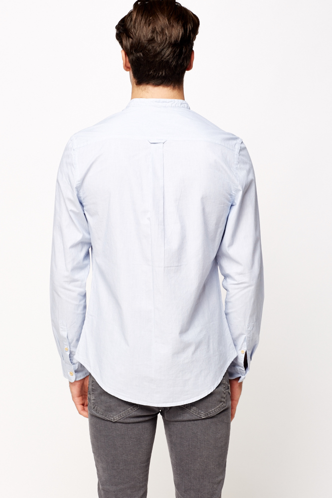Round Pin Stripe Shirt - Just £5