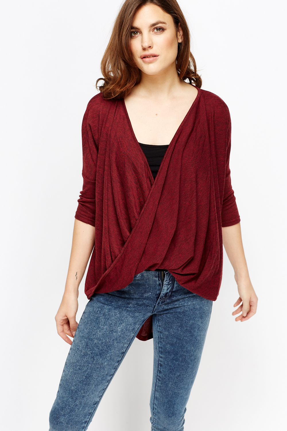 Wrapped Knitted Top - Just $7