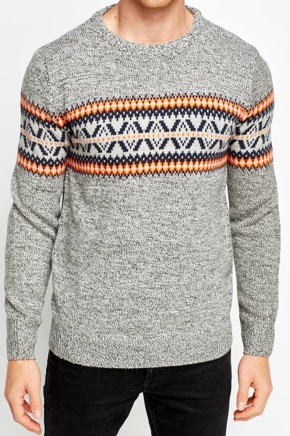 Zig Zag Printed Panel Jumper - Just $6