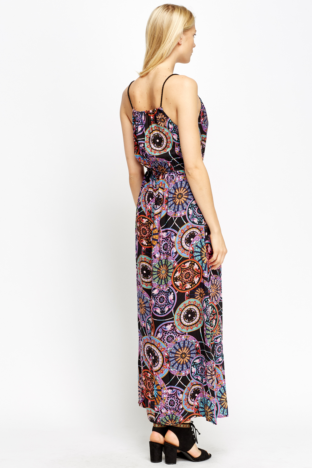 Kaleidoscope Print Maxi Dress - Just $7