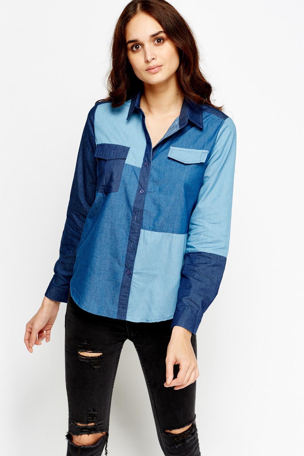 denim colour shirt