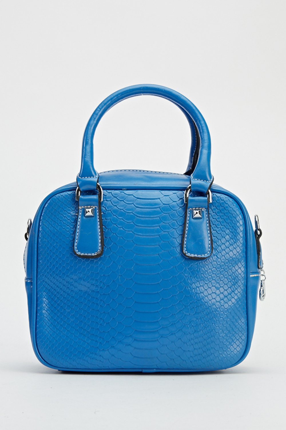Download Blue Mock Croc Small Handbag - Just $7