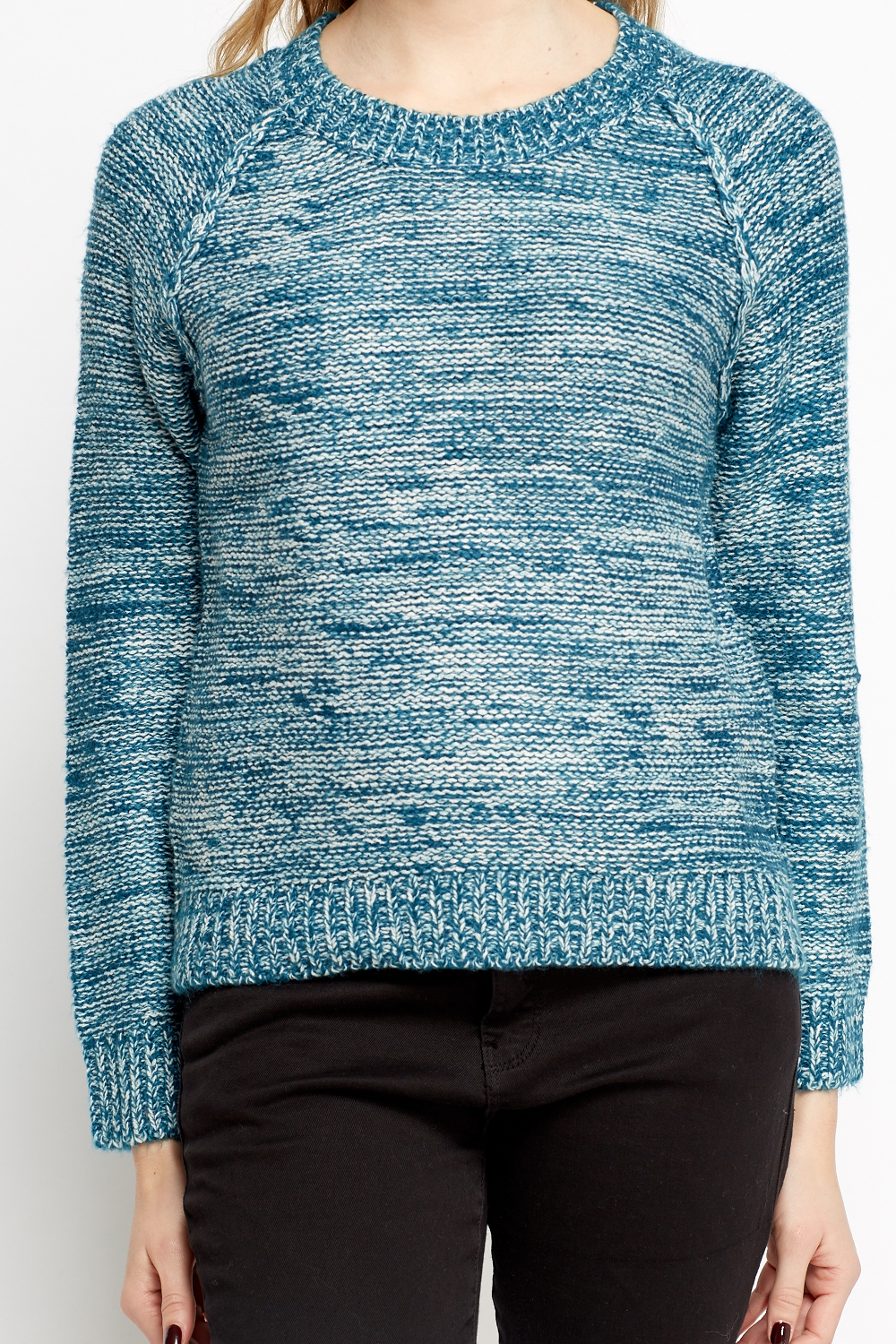 speckled sweater knit fabric