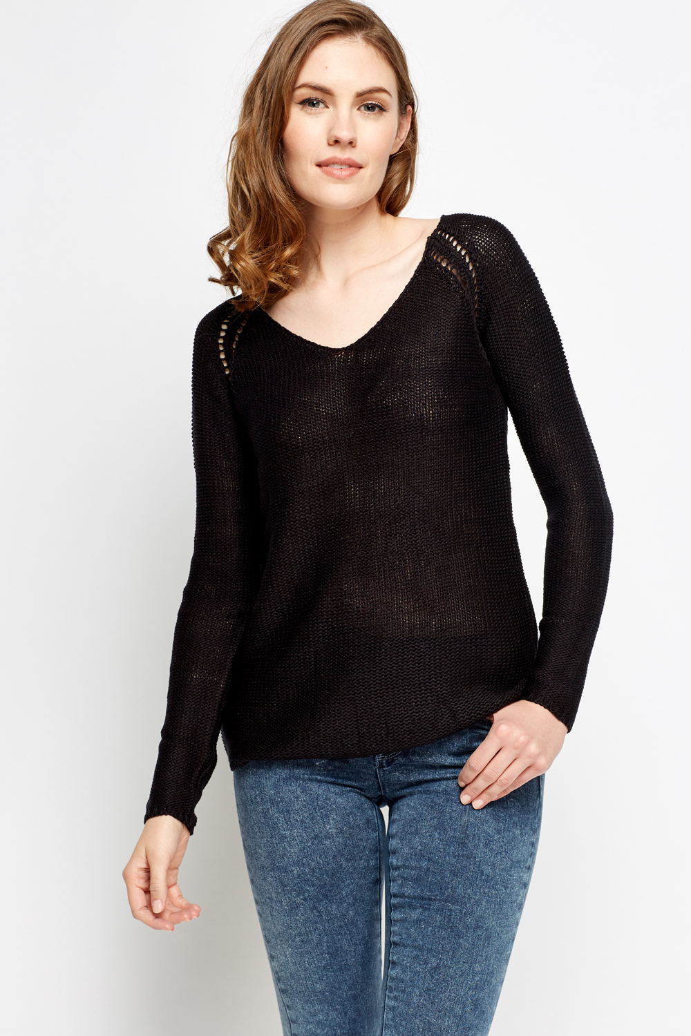 Perforated Laser Cut Jumper - Just $7