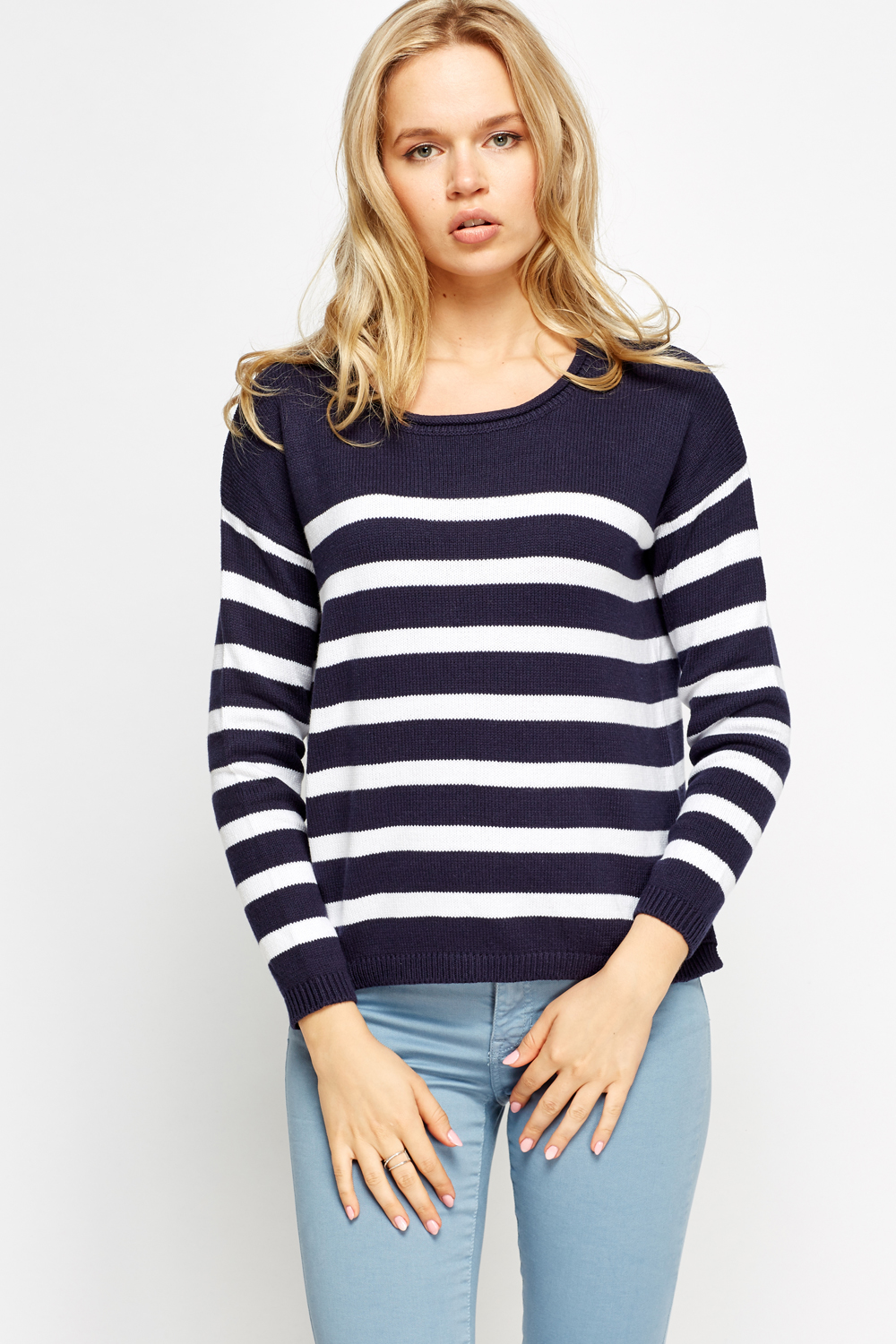 Stripe Knitted Jumper - Just $7