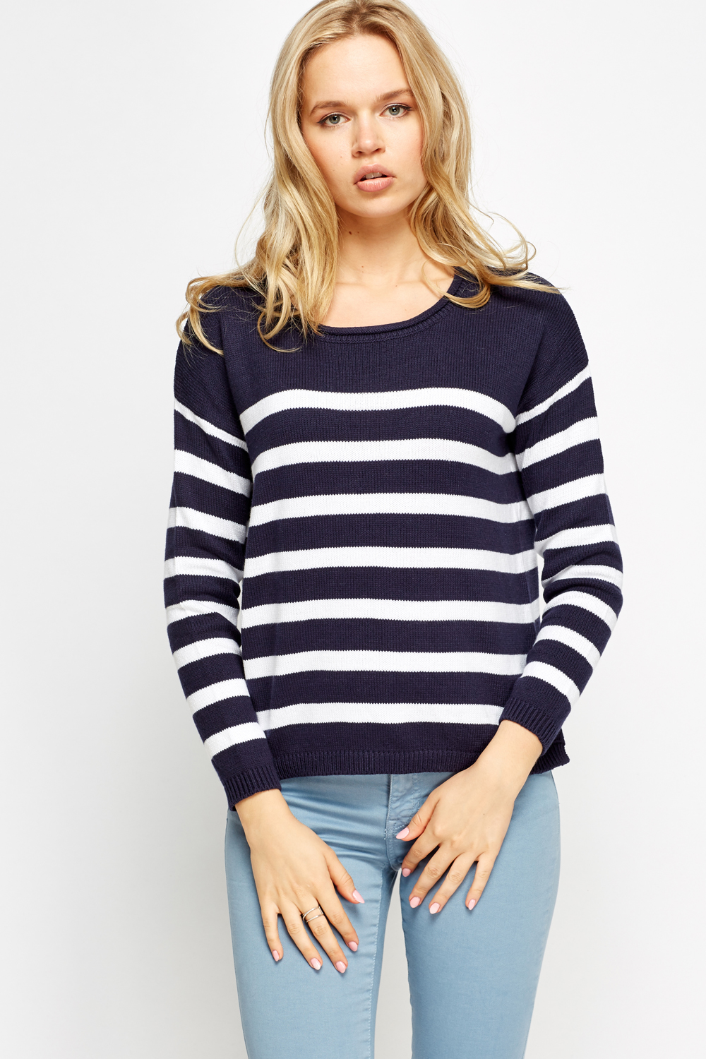 Stripe Knitted Jumper Just 7