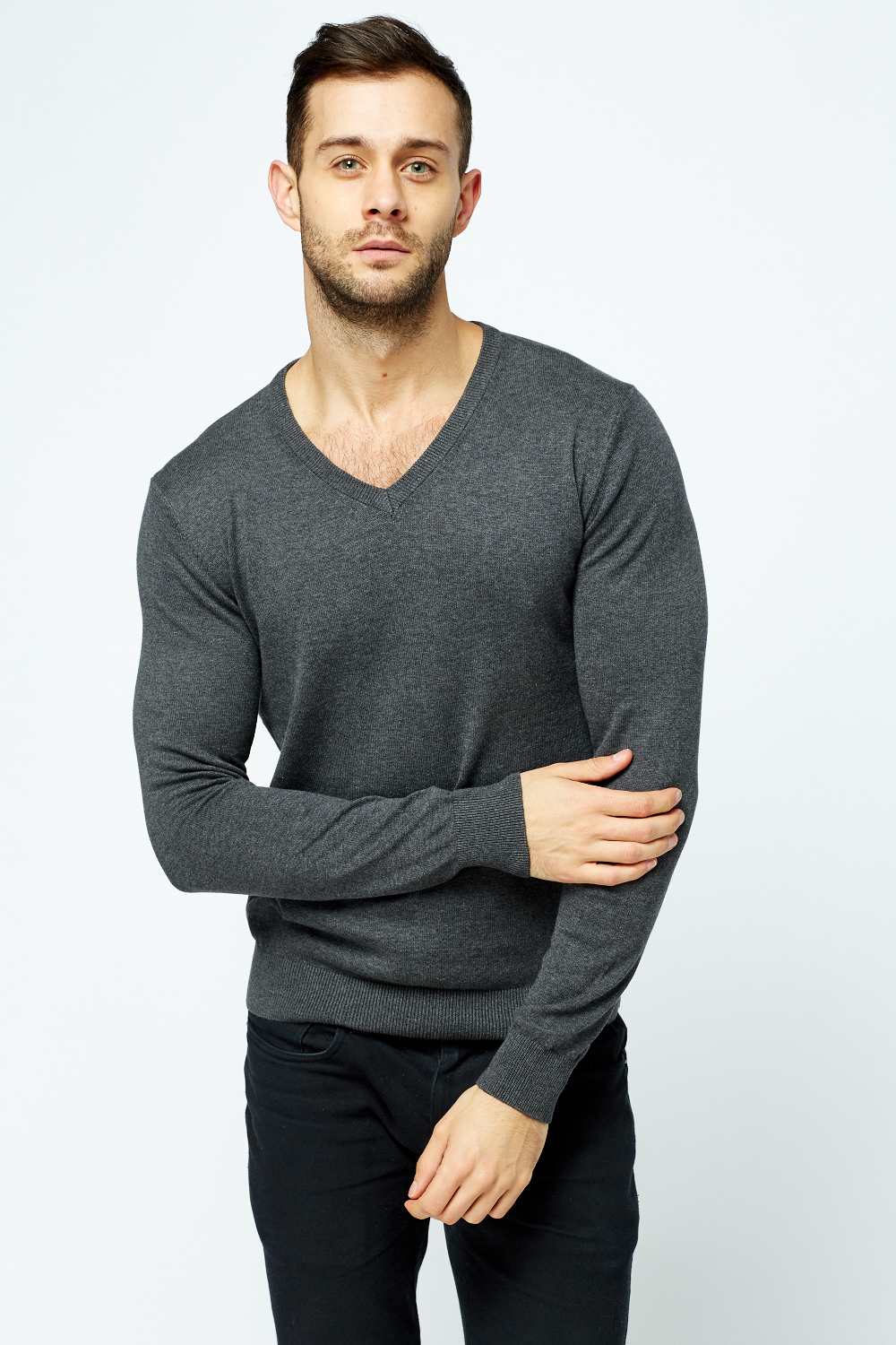 V-Neck Casual Sweater - Just $6