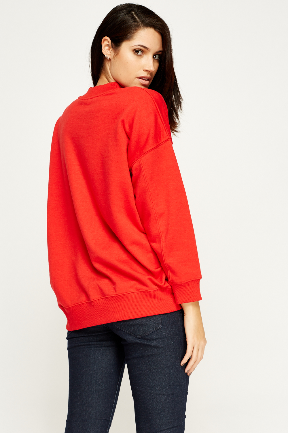 Batwing Red Jumper - Just $7