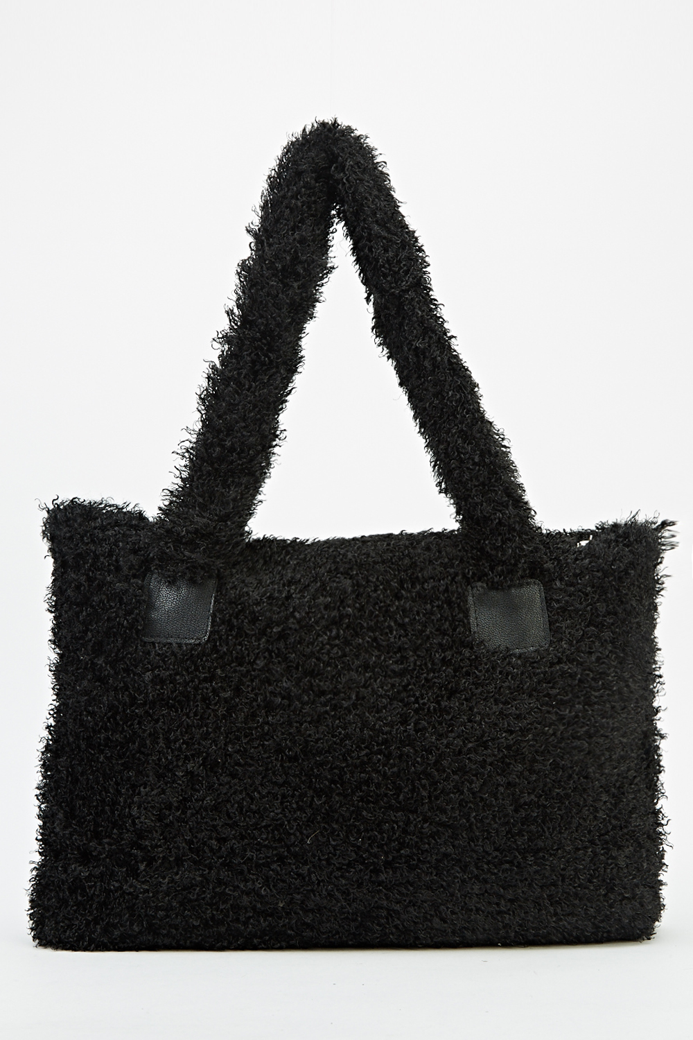 Black Fluffy Tote Bag - Just $7