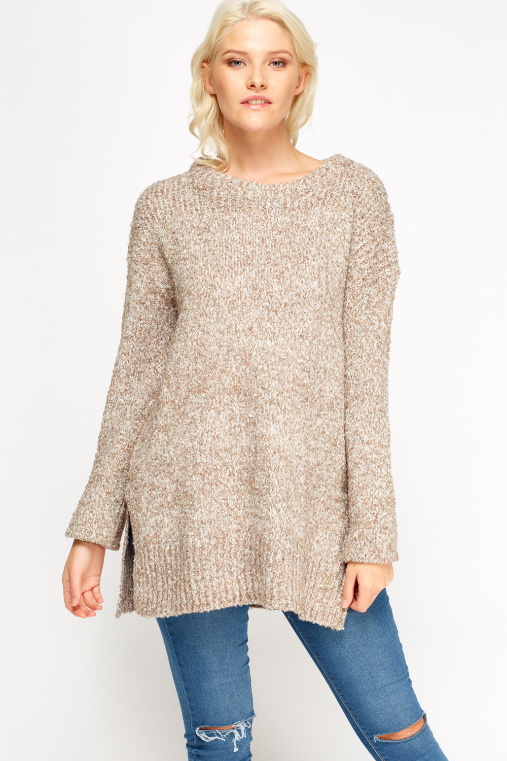 Booble Knit Speckled Jumper - Just $7