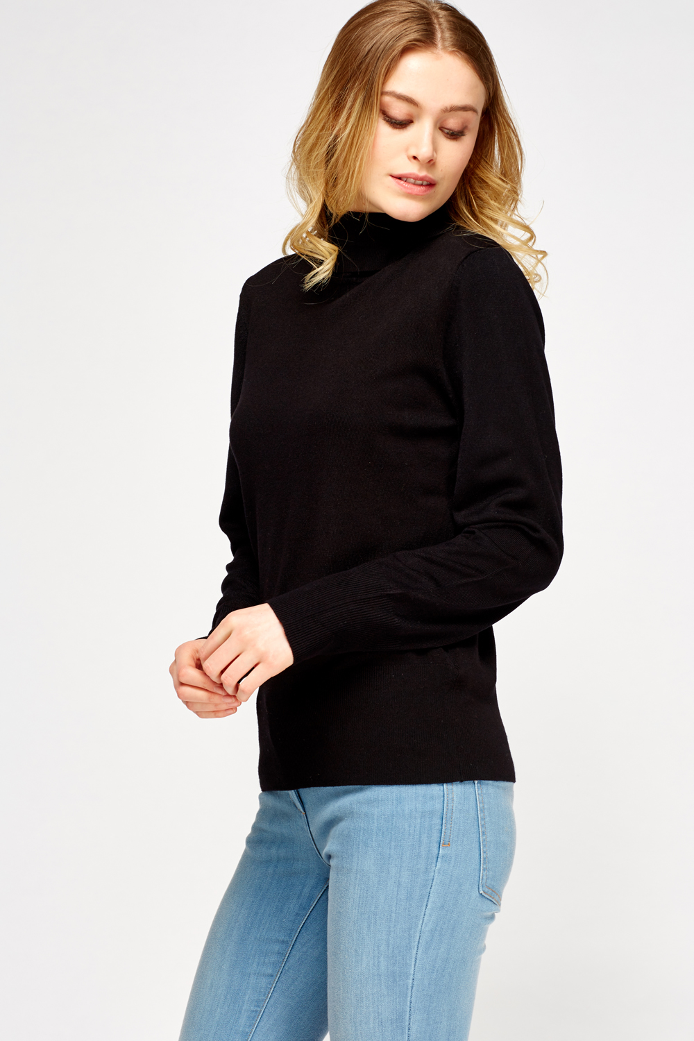 Turtle Neck Casual Jumper - Just $7