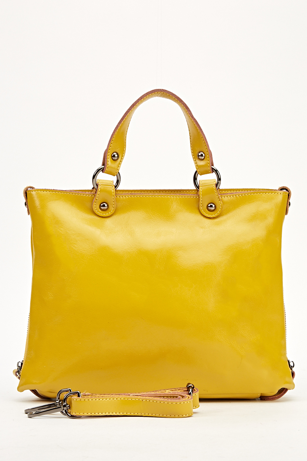 mustard handbag next