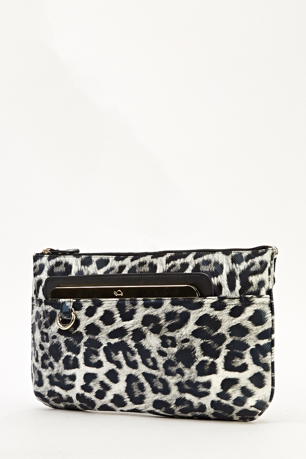 Animal Print Holographic Clutch Bag - Just $6