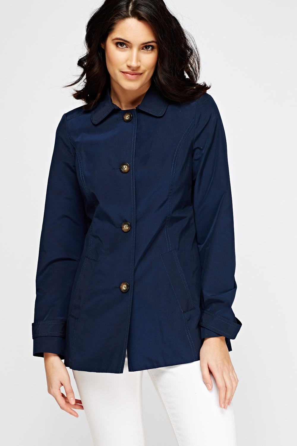 Casual Short Trench Coat - Just $7
