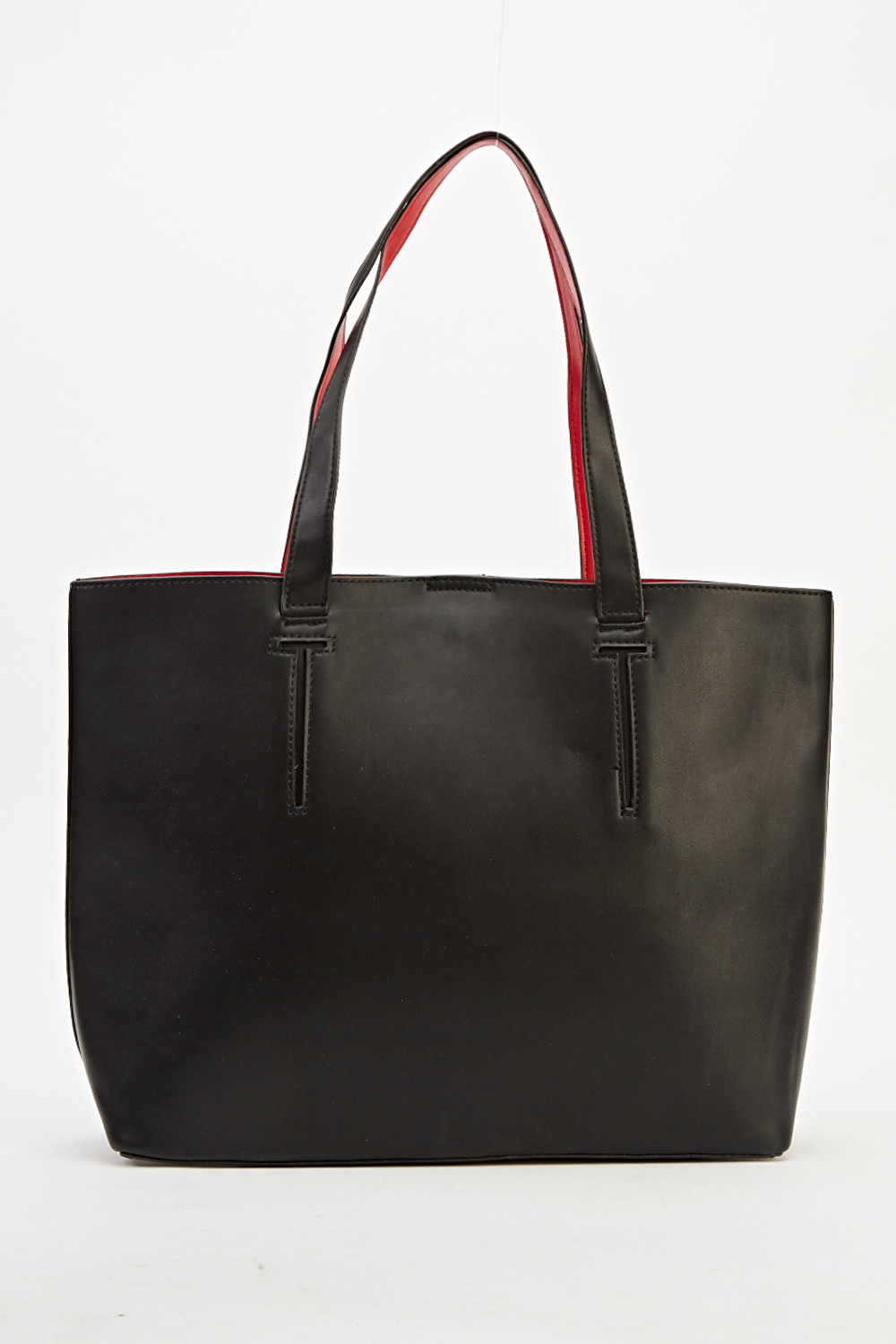 Faux Leather Square Tote Bag - Just $7