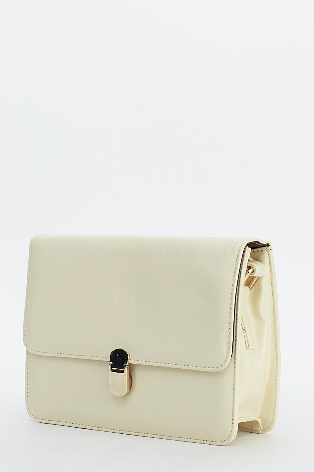 Cream Box Shoulder Bag - Just $7