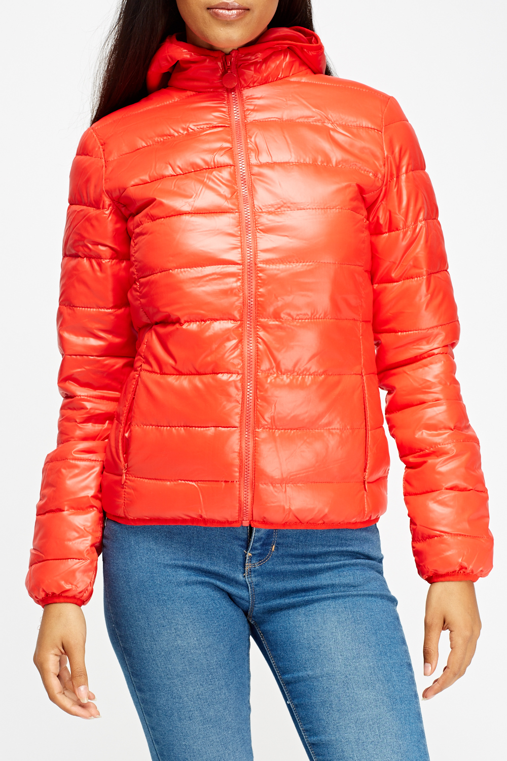 Red Puffa Hooded Jacket - Just $7