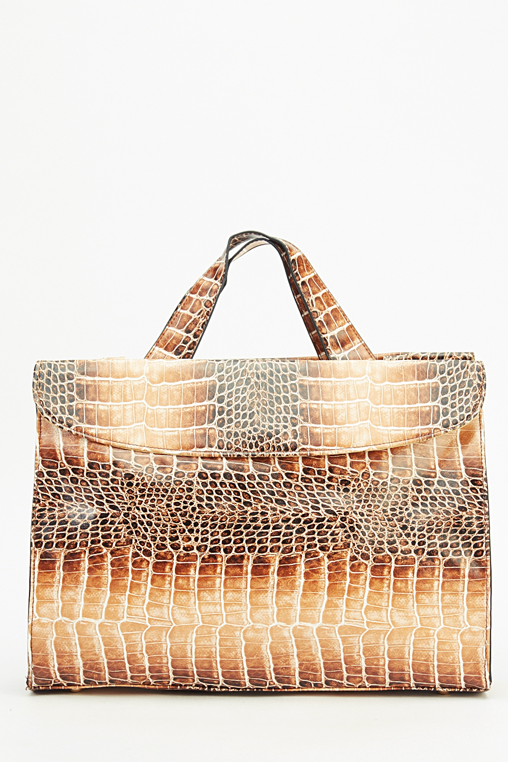 Download Mock Croc Faux Leather Bag - Just $6