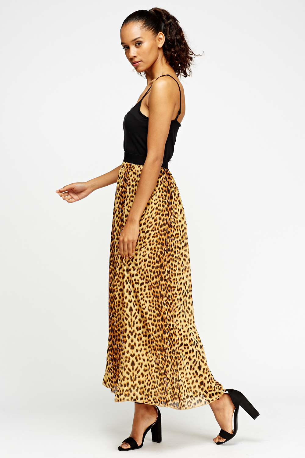 Leopard Print Maxi Skirt - Just $7