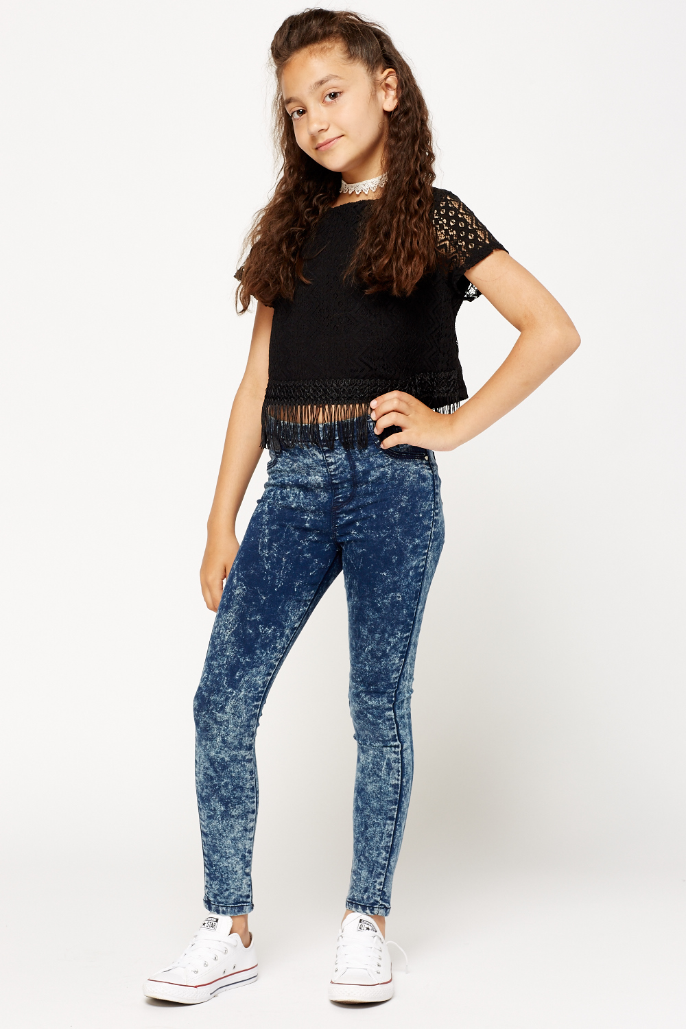 Girls Washed Jeggings - Just $7